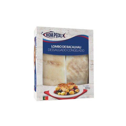 Lombo de Bacalhau Saithe Dessalgado Bom Peixe - 530g